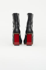 Vetements 2020 Black Reflector Ankle Boot