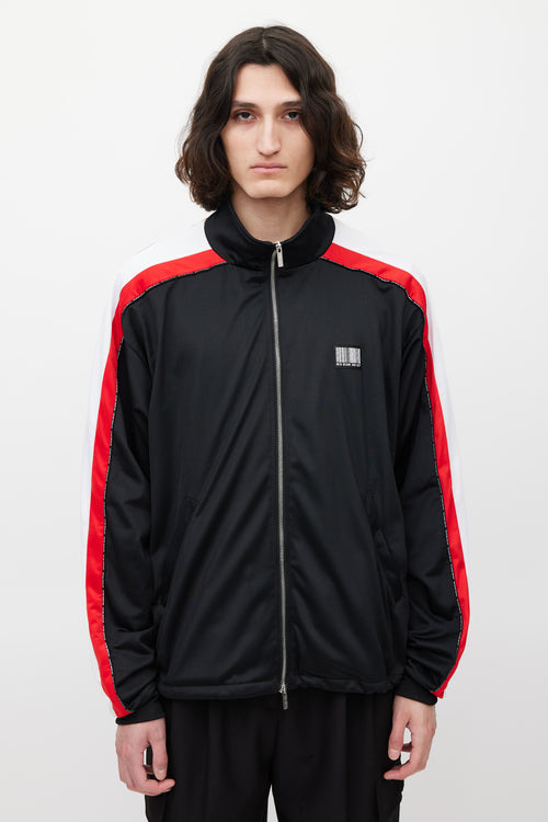 Vetements Black & Multicolour Barcode Track Jacket