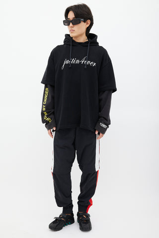 Vetements Black & Multicolour Justin4ever Hoodie