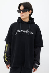 Vetements Black & Multicolour Justin4ever Hoodie