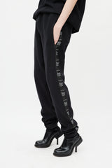Vetements Black & White Logo Stripe Sweat Pant