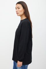 Vetements Black & White Logo Top