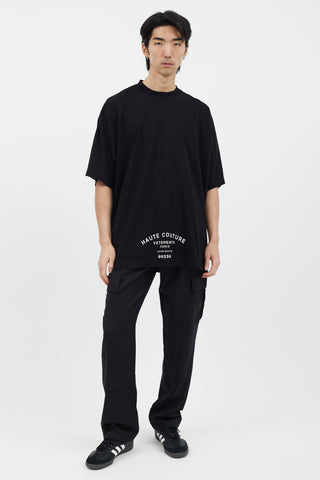 Vetements Black & White 'Haute Couture' T-Shirt