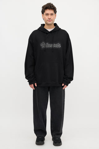 Vetements Embellished Logo Hoodie