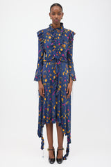Vetements FW 2016 Jersey Floral Ruffle Dress