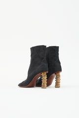 Vetements FW 2018 Jacquard Coin Heel Boot