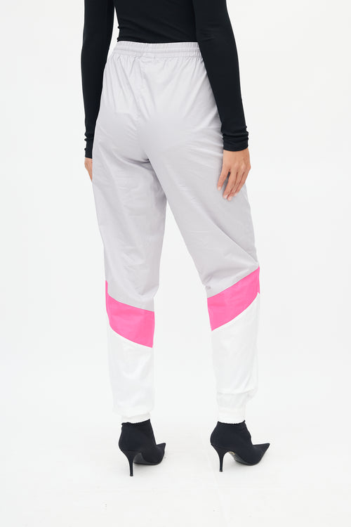 Vetements Grey & Pink Track Pant