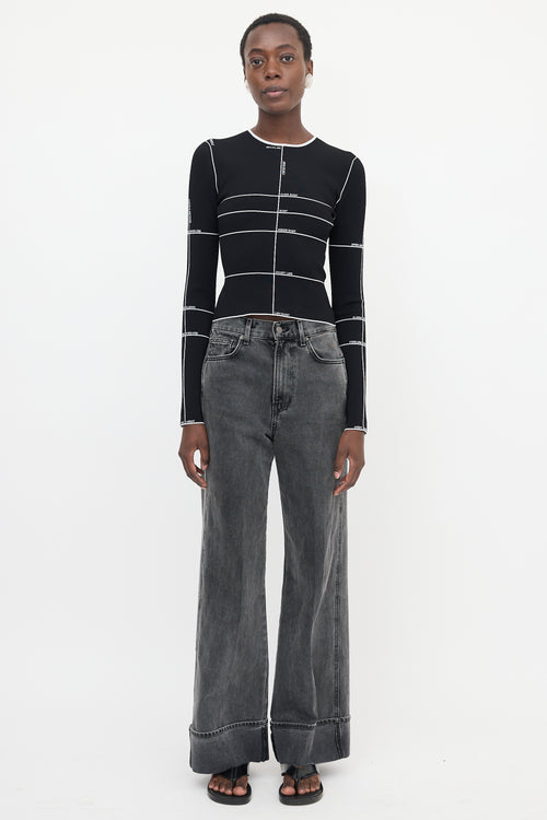 Vetements Jersey Jacquard Top