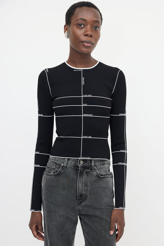 Vetements Jersey Jacquard Top