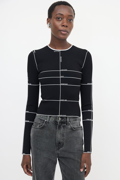 Vetements Jersey Jacquard Top