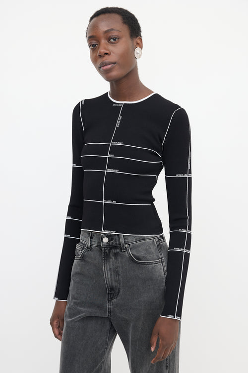 Vetements Jersey Jacquard Top