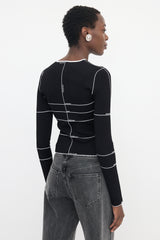 Vetements Jersey Jacquard Top