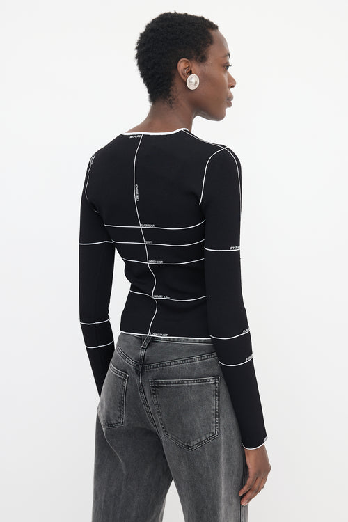 Vetements Jersey Jacquard Top