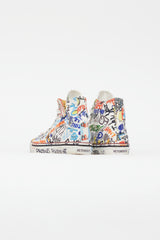 Vetements White & Multi Graffiti Hi-Top Sneaker