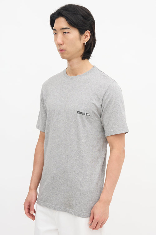 Vetements Winter 2021 Logo T-Shirt