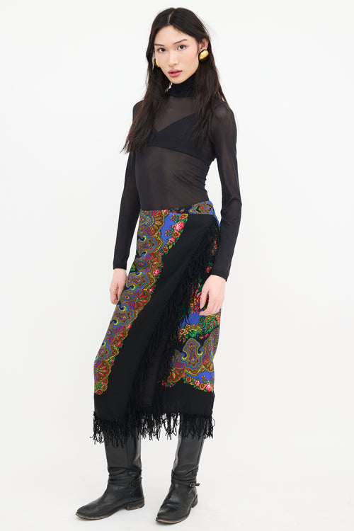 Vetements Summer 2019 Printed Scarf Skirt