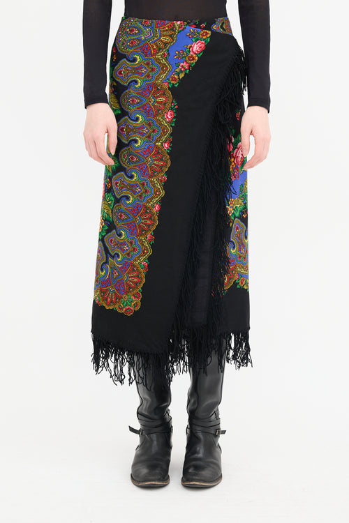 Vetements Summer 2019 Printed Scarf Skirt