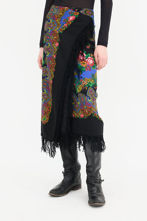 Vetements Summer 2019 Printed Scarf Skirt