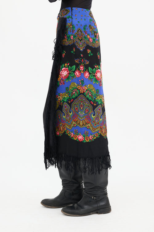 Vetements Summer 2019 Printed Scarf Skirt