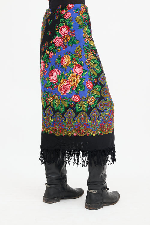Vetements Summer 2019 Printed Scarf Skirt