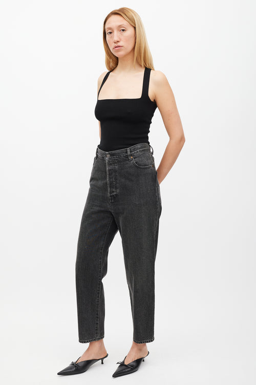Vetements X Levi's Summer 2017 Black Tapered Jeans
