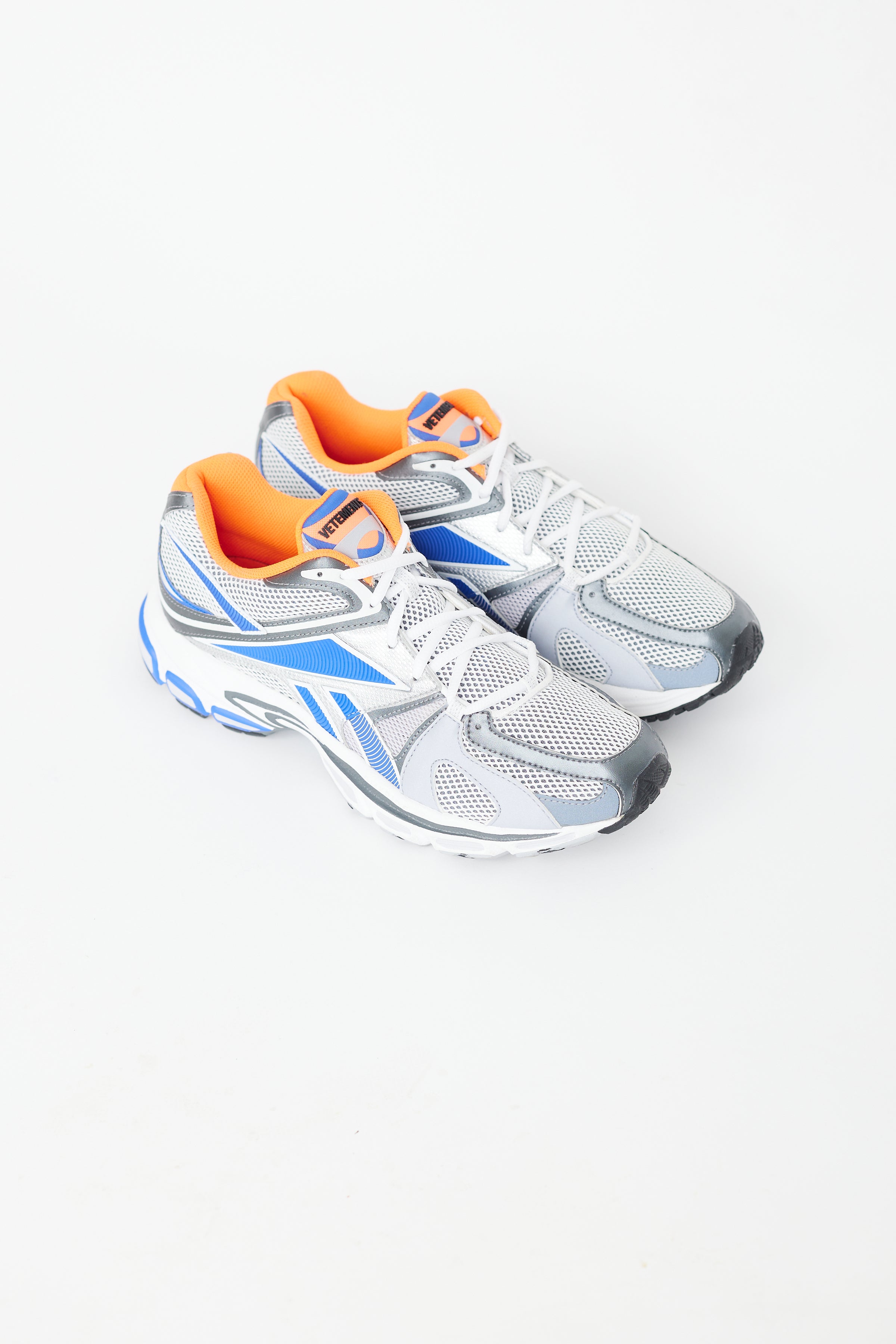 Vetements // X Reebok Blue & White Spike Runner 200 Sneaker – VSP 