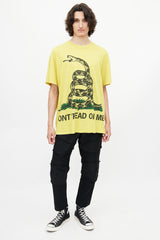Vetements Yellow & Multicolour Dont Tread On Me T-Shirt