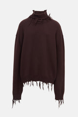 Vetements Distressed Merino Wool Sweater