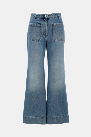 Victoria Beckham Alina Wide Leg Jeans