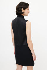 Victoria Beckham Black Twisted Shift Dress