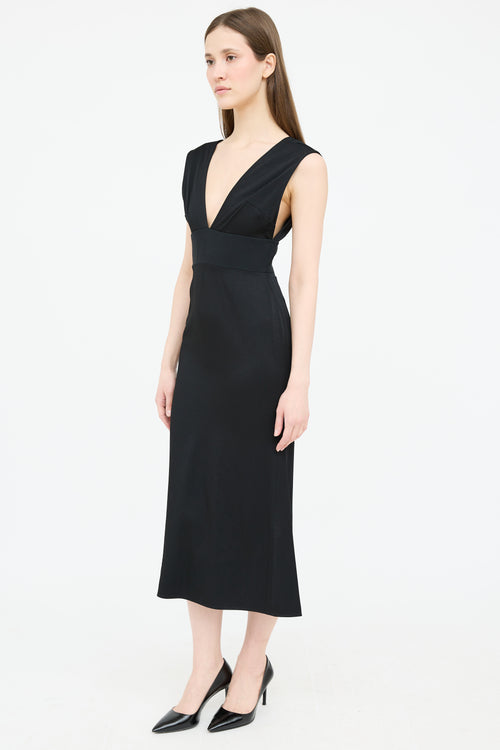 Victoria Beckham Darted Maxi Dress