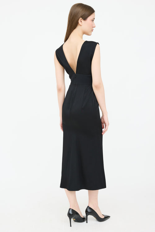 Victoria Beckham Darted Maxi Dress