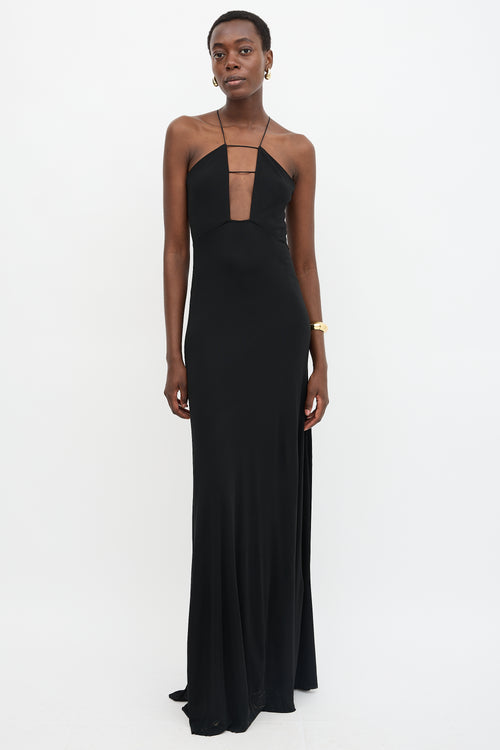 Victoria Beckham Crepe Cutout Gown