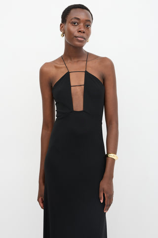 Victoria Beckham Crepe Cutout Gown