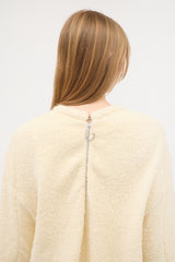 Victoria Beckham Boucle Frayed Sweater