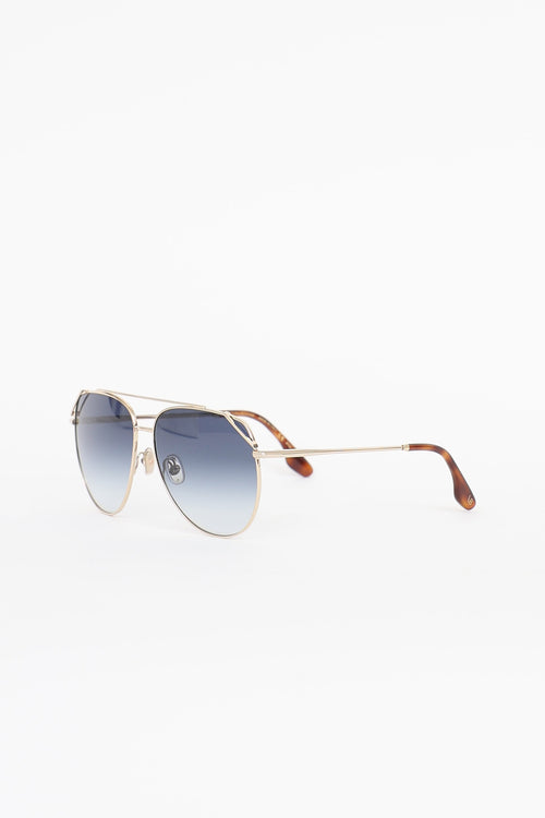 Victoria Beckham VB230S Aviator Sunglasses