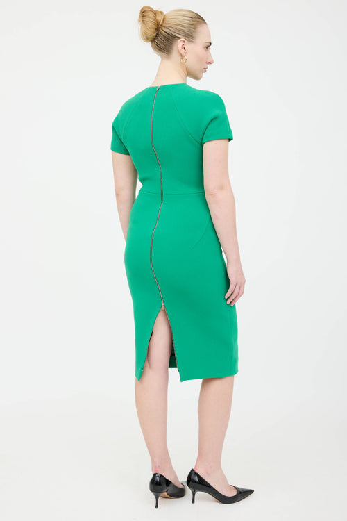 Victoria Beckham Darted Zipper Dress