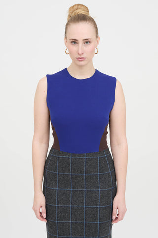 Plaid Panel Dress