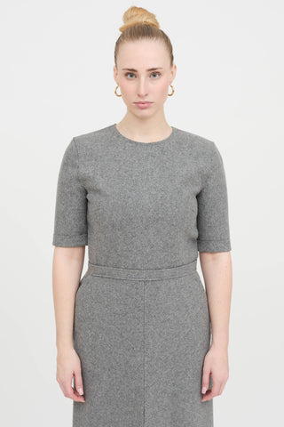 Wool Midi Dress