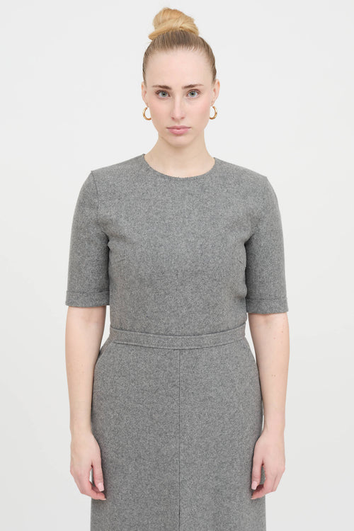 Wool Midi Dress
