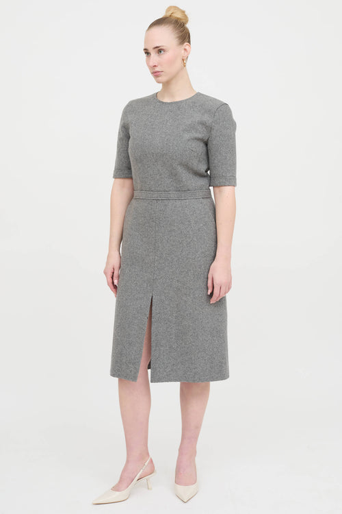Wool Midi Dress