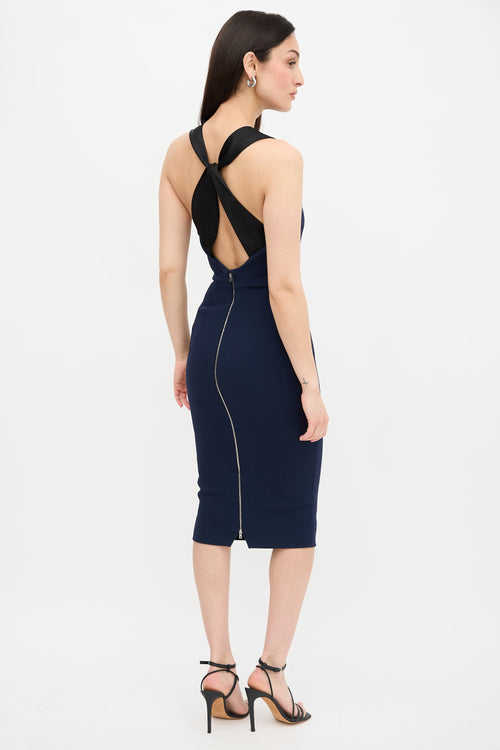 Victoria Beckham Halter Midi Dress