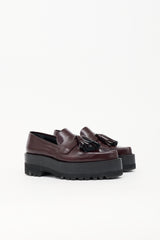 Victoria Beckham Patent Tassel Platform Loafer