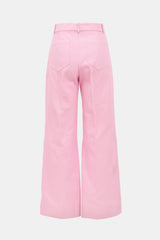 Victoria Beckham Twill Wide Leg Pant