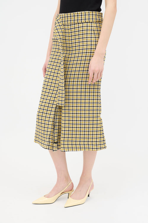 Victoria Beckham Wool Belted Skirt