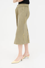 Victoria Beckham Wool Belted Skirt
