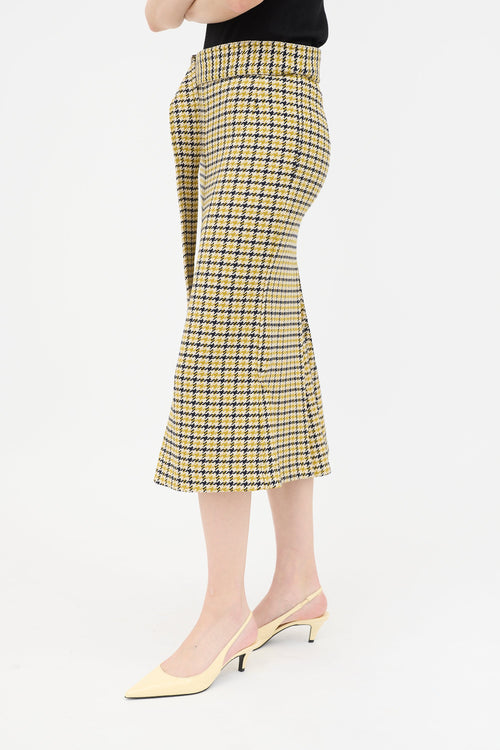 Victoria Beckham Wool Belted Skirt