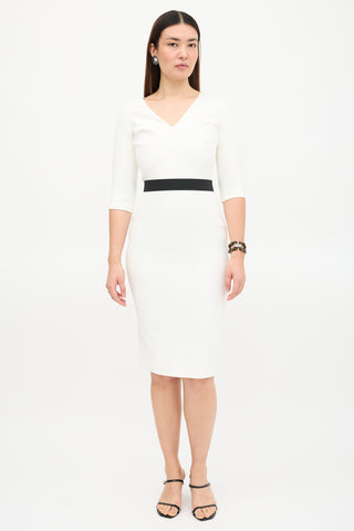 Victoria Beckham Belted Sheath Dress