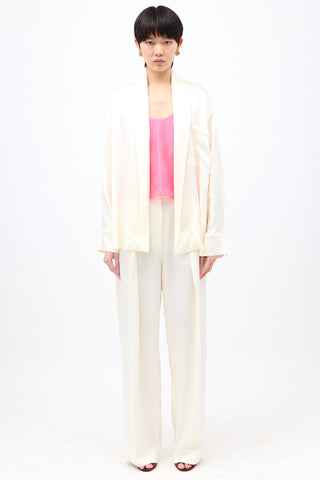 Victoria Beckham Crepe Satin Co-Ord Set