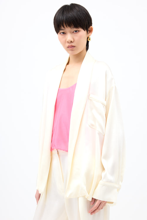 Victoria Beckham Crepe Satin Co-Ord Set